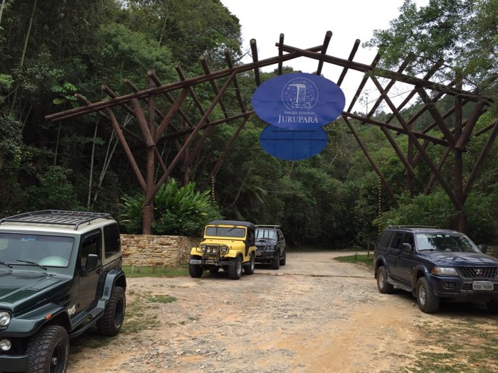 Entrada do Parque Estadual do Jurupará, na região de Piedade